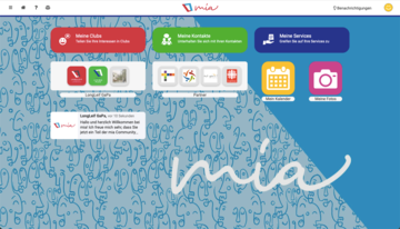 So sieht die Startseite der Service-Plattform "mia - Miteinander im Alter" aus, wenn man www.longleif-mia.de aufruft. 
